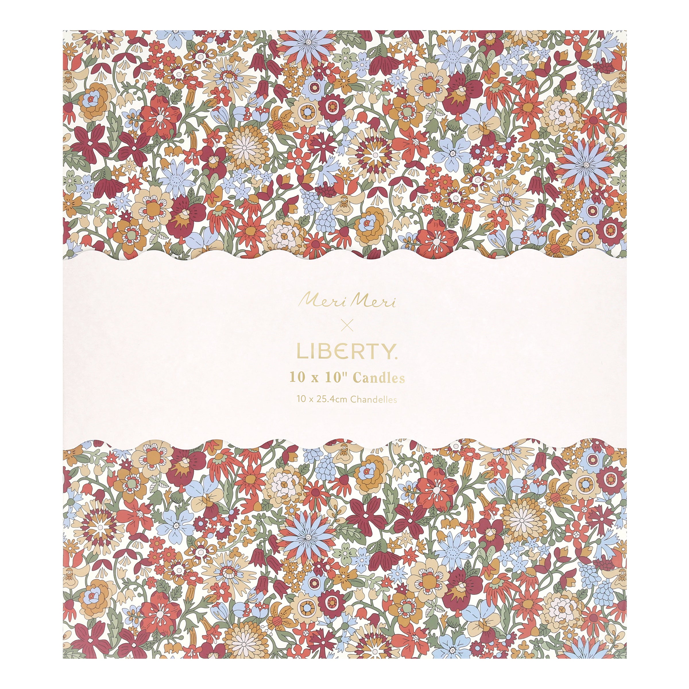Meri Meri x Liberty Fall Candle Gift Box, Pack of 10